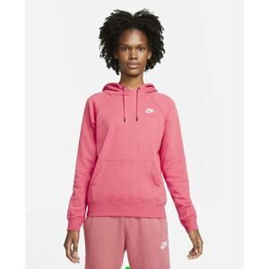 Nike High Neck Pullover Front Kangaroo Pocket Pullover‎ Hoodie Purple Size XL